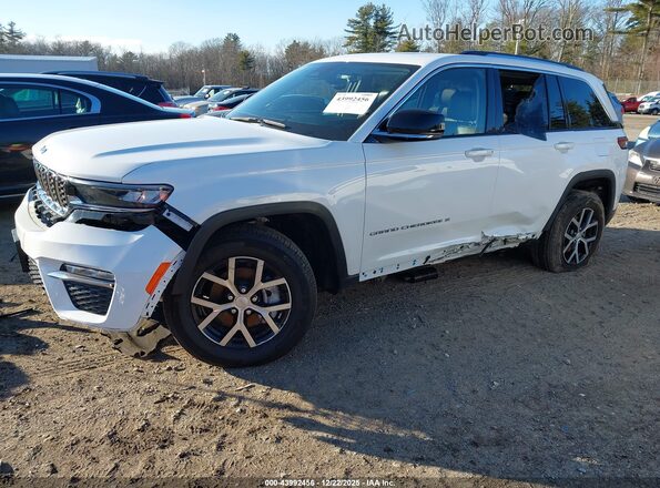 1C4RJHBG7PC643306 2023 JEEP GRAND CHEROKEE White Передня ліва чверть