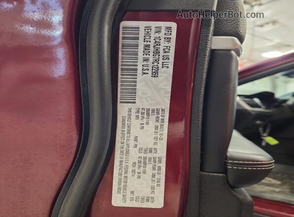 1C4RJHBG7RC122959 2024 JEEP GRAND Red Widok komory silnika