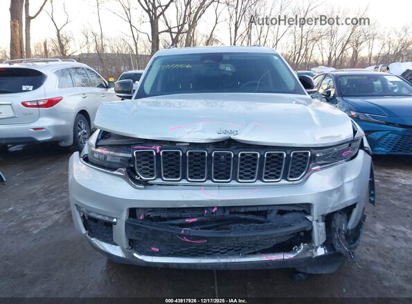 1C4RJKBG0P8824926 2023 JEEP GRAND CHEROKEE L Silver ხელსაწყოთა პანელის ხედი
