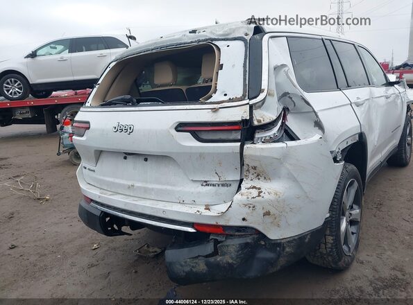 1C4RJKBG4N8506725 2022 JEEP GRAND CHEROKEE L White Rear right