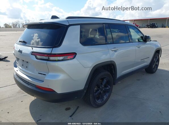 1C4RJKBG5N8565492 2022 JEEP GRAND CHEROKEE L Silver Trasero derecho