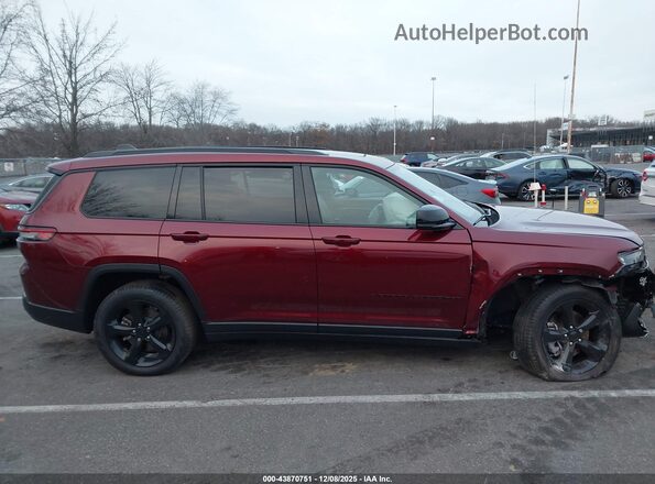 1C4RJKBG5R8577860 2024 JEEP GRAND CHEROKEE L Burgundy Rear interior view