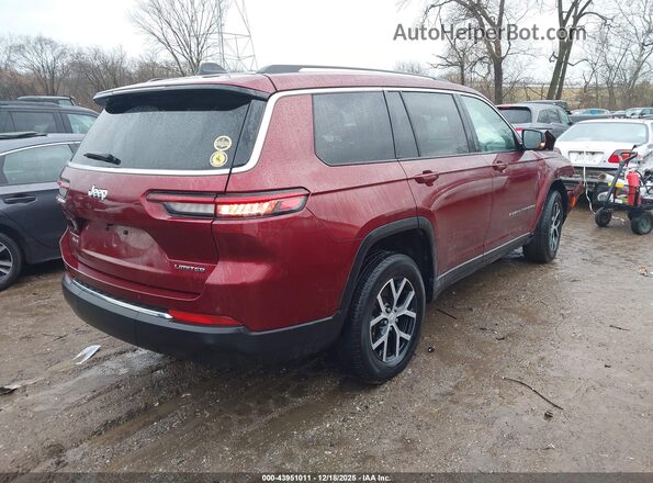 1C4RJKBG6P8863245 2023 JEEP GRAND CHEROKEE L Red Հետևի աջ