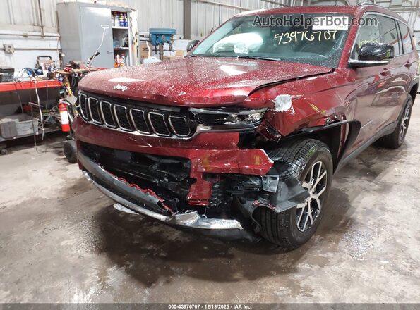 1C4RJKBG9P8790324 2023 JEEP GRAND CHEROKEE L Темно-бордовый Вид спереди