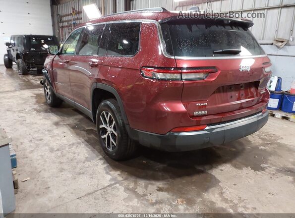 1C4RJKBG9P8790324 2023 JEEP GRAND CHEROKEE L Темно-бордовый Задняя левая четверть