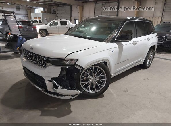 1C4RJYE67N8724924 2022 JEEP GRAND CHEROKEE 4XE White Widok z przodu