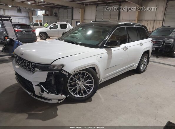 1C4RJYE67N8724924 2022 JEEP GRAND CHEROKEE 4XE White Przód lewy