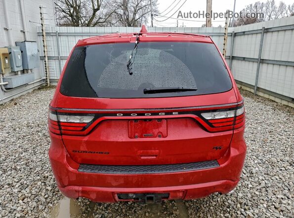 1C4SDHCT5GC502304 2016 DODGE DURANGO Красный Вид сзади