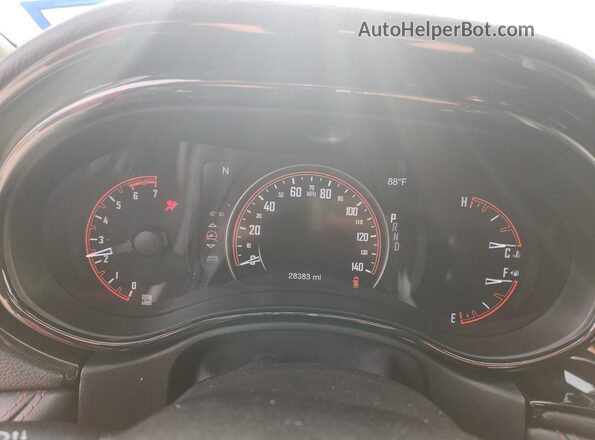 1C4SDHCT5MC602205 2021 DODGE DURANGO Gray Instrument cluster view