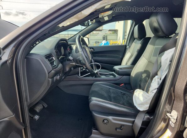 1C4SDHCT5MC602205 2021 DODGE DURANGO Gray Front interior view