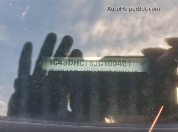 1C4SDHCT6JC100461 2018 DODGE DURANGO Gray 
