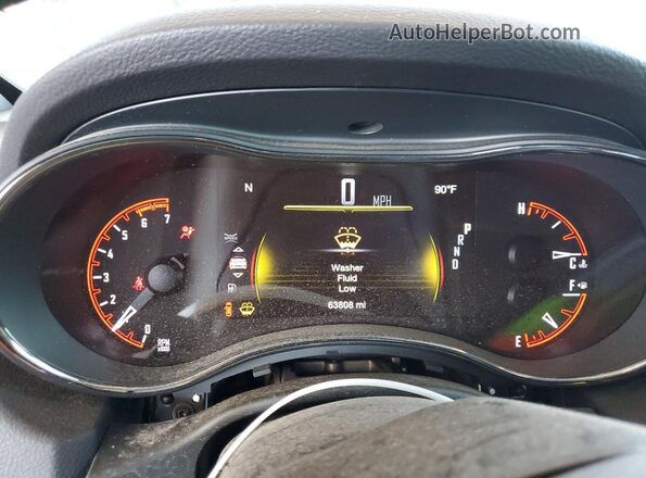 1C4SDHCT6LC394544 2020 DODGE DURANGO Черный Вид щитка приборов