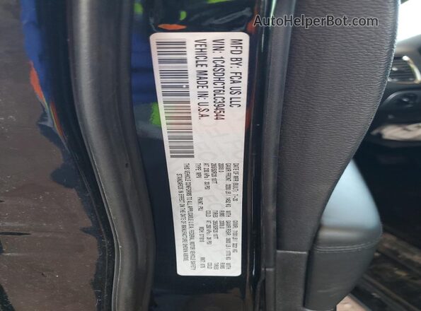 1C4SDHCT6LC394544 2020 DODGE DURANGO Черный Панорамный вид салона 360°