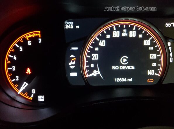 1C4SDJCT1RC199970 2024 DODGE DURANGO Gray Widok zestawu wskaźników