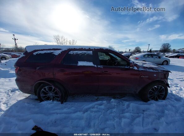 1C4SDJCT2LC248889 2020 DODGE DURANGO Red Vista interior trasera