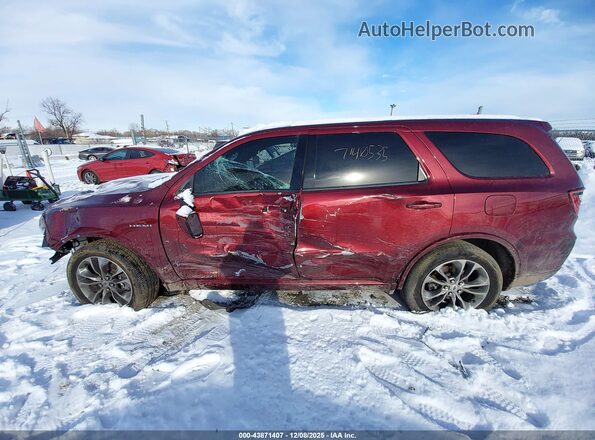 1C4SDJCT2LC248889 2020 DODGE DURANGO Red Vista interior de 360 grados