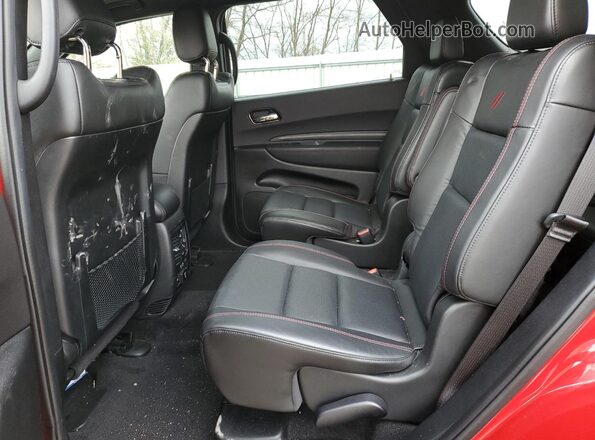 1C4SDJCT3MC848385 2021 DODGE DURANGO Red Вид задньої частини салону