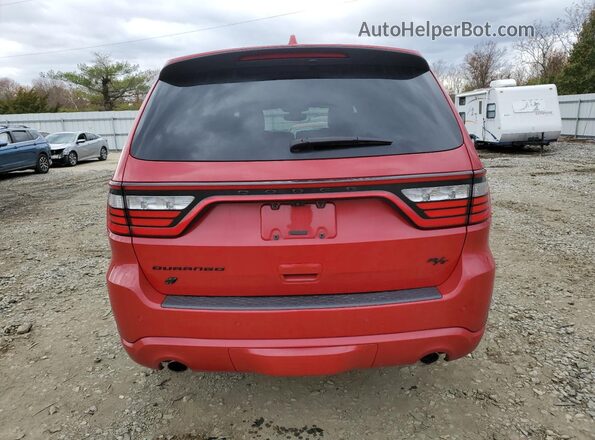1C4SDJCT3MC848385 2021 DODGE DURANGO Red Вид ззаду