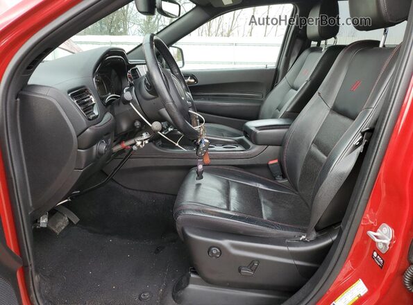 1C4SDJCT3MC848385 2021 DODGE DURANGO Red Вид салону спереду