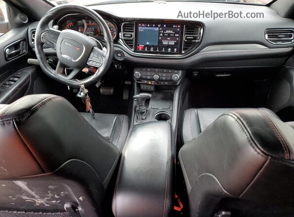 1C4SDJCT3MC848385 2021 DODGE DURANGO Red Вид панелі приладів