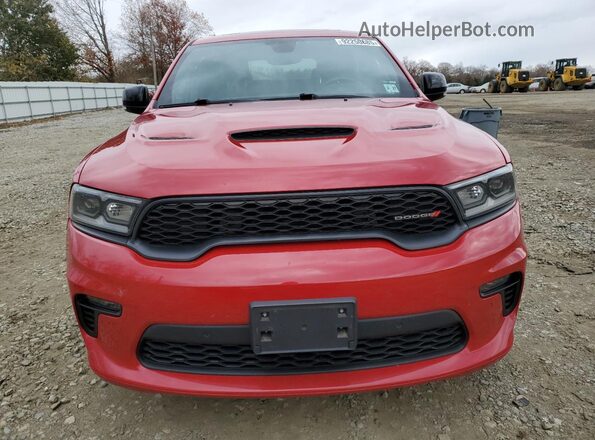 1C4SDJCT3MC848385 2021 DODGE DURANGO Red Вид спереду