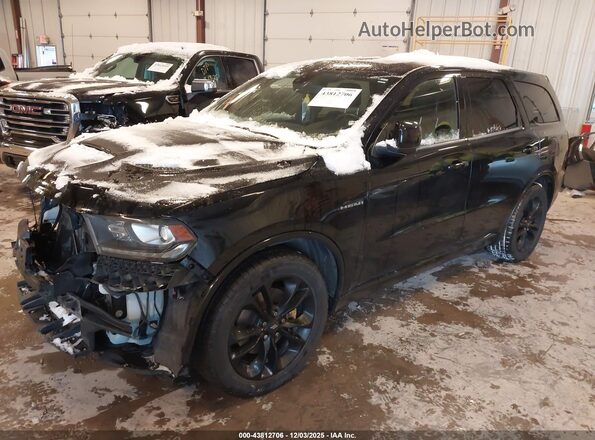 1C4SDJCTXLC115152 2020 DODGE DURANGO Черный Передняя левая четверть