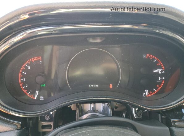 1C4SDJFT4RC242693 2024 DODGE DURANGO White Instrument cluster view