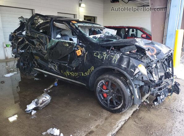 1C4SDJFT7LC318978 2020 DODGE DURANGO Black Front right