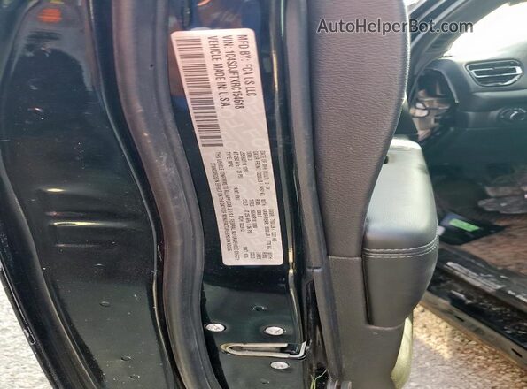 1C4SDJFTXRC154618 2024 DODGE DURANGO Black Вид наклейки з VIN-кодом