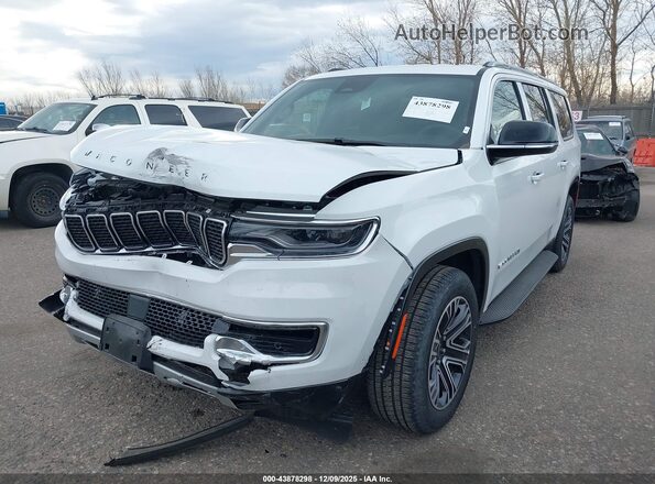 1C4SJSBP0SS520721 2025 JEEP WAGONEER L White Vista tres cuartos delantera izquierda