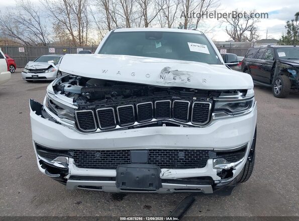 1C4SJSBP0SS520721 2025 JEEP WAGONEER L White Vista del cuadro de instrumentos