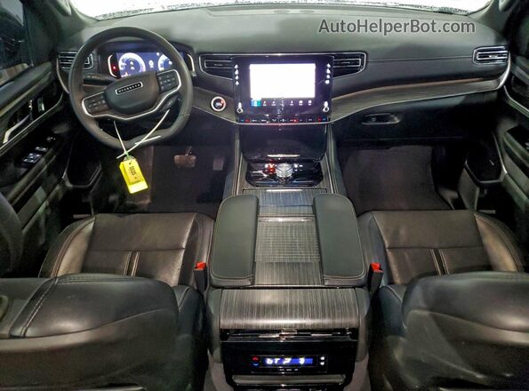 1C4SJSBP2RS145151 2024 JEEP WAGONEER Черный Вид панели приборов