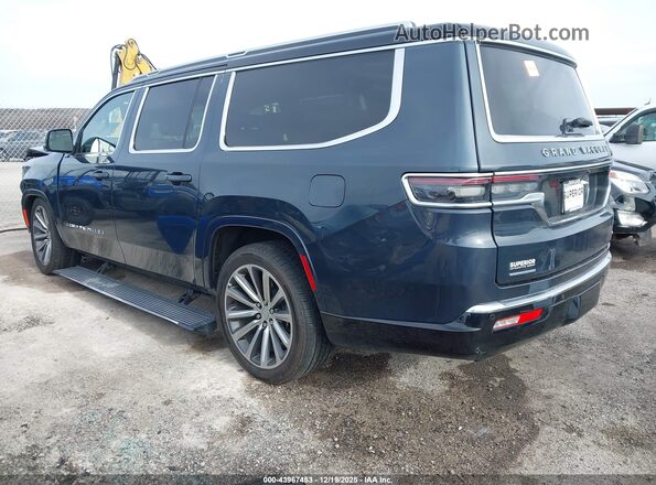 1C4SJSFP4PS578087 2023 JEEP GRAND WAGONEER L Blue Trasero izquierdo