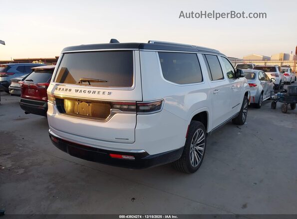 1C4SJSGP2RS182631 2024 JEEP GRAND WAGONEER L Белый Задняя правая четверть