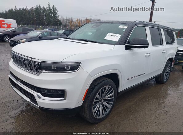 1C4SJSGPXRS171392 2024 JEEP GRAND WAGONEER L Белый Передняя левая четверть
