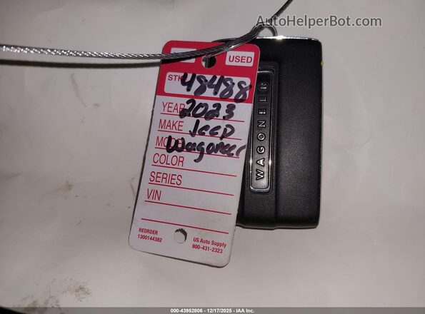1C4SJVDPXPS501793 2023 JEEP WAGONEER Black Vista del salpicadero