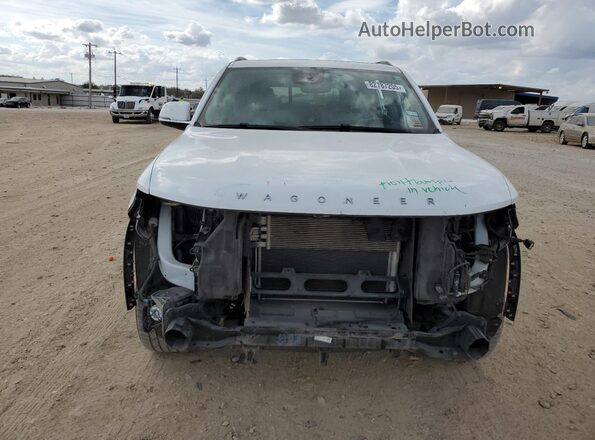 1C4SJVDTXNS102487 2022 JEEP WAGONEER Белый Вид спереди
