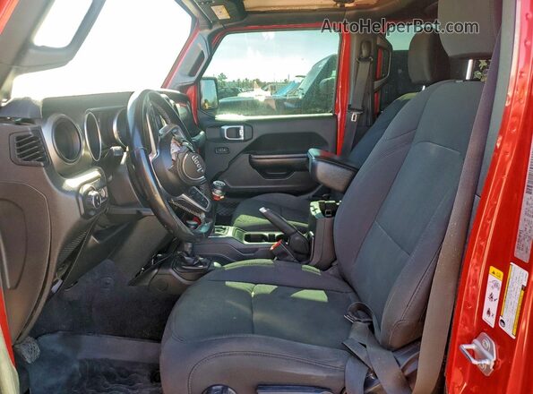 1C6HJTAG1LL124981 2020 JEEP GLADIATOR Red Вид панелі приладів