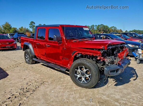 1C6HJTAG1LL124981 2020 JEEP GLADIATOR Red Вид спереду