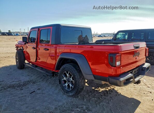 1C6HJTAG1LL124981 2020 JEEP GLADIATOR Red Задня ліва чверть