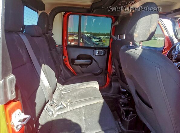 1C6HJTAG1LL124981 2020 JEEP GLADIATOR Red Вид задньої частини салону