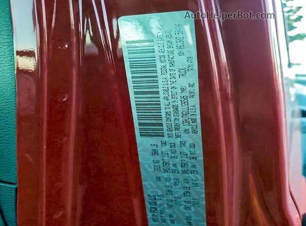 1C6HJTAG1LL126505 2020 JEEP GLADIATOR Red Widok komory silnika