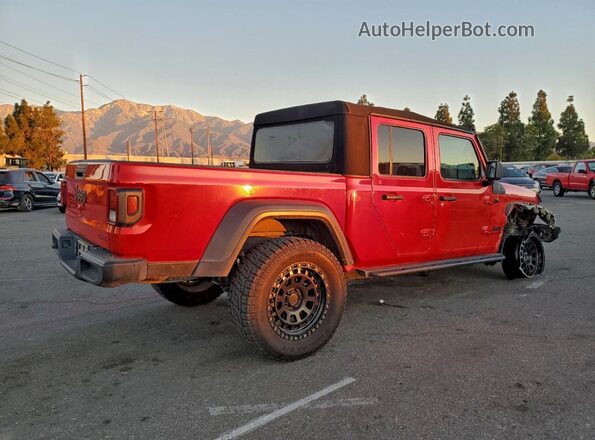 1C6HJTAG1LL126505 2020 JEEP GLADIATOR Red Tył prawy