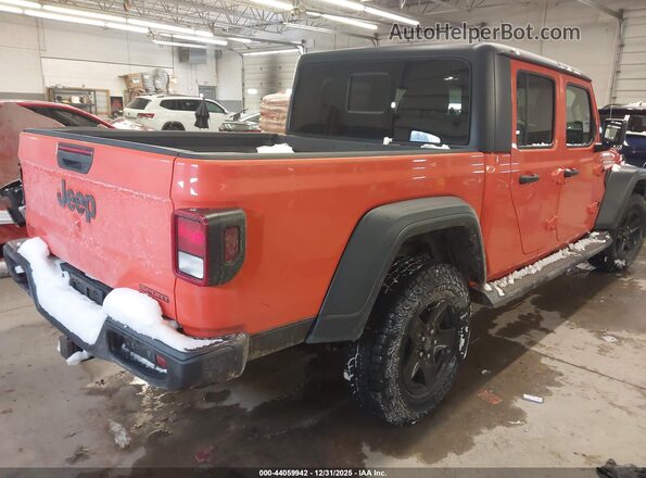 1C6HJTAG1LL158922 2020 JEEP GLADIATOR Оранжевый Задняя правая четверть