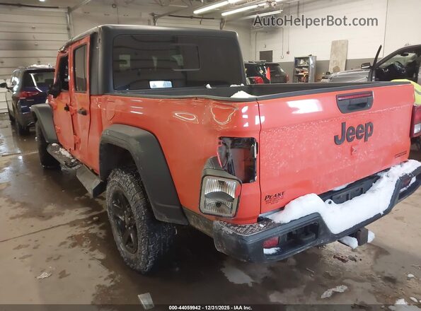 1C6HJTAG1LL158922 2020 JEEP GLADIATOR Оранжевый Задняя левая четверть