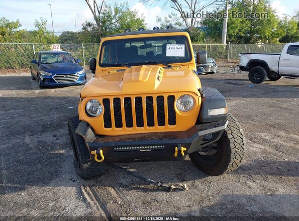 1C6HJTAG1ML561249 2021 JEEP GLADIATOR Yellow Вид задньої частини салону