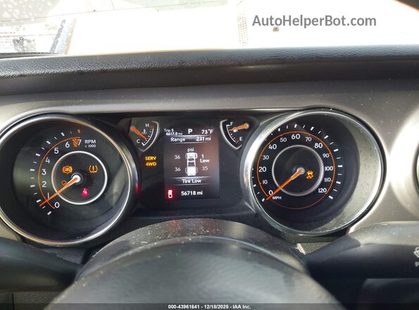 1C6HJTAG1ML561249 2021 JEEP GLADIATOR Yellow Вид задніх сидінь