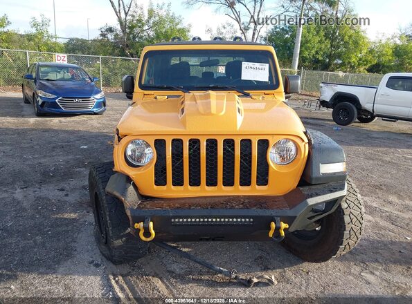 1C6HJTAG1ML561249 2021 JEEP GLADIATOR Yellow Вид спереду