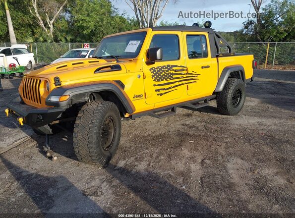 1C6HJTAG1ML561249 2021 JEEP GLADIATOR Yellow Передня ліва чверть