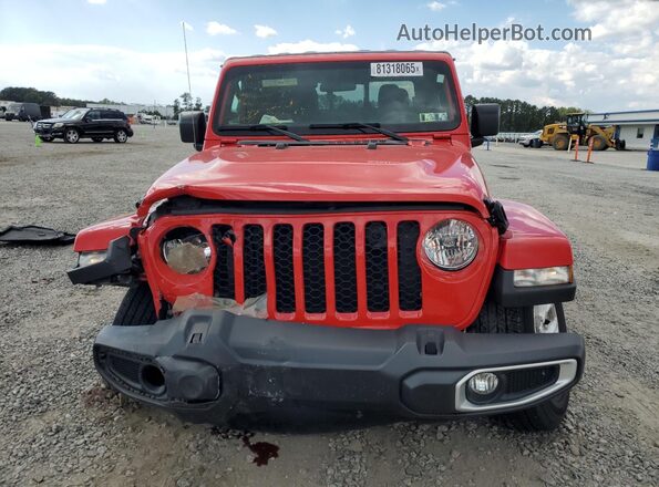 1C6HJTAG1PL571476 2023 JEEP GLADIATOR Red Вид спереду